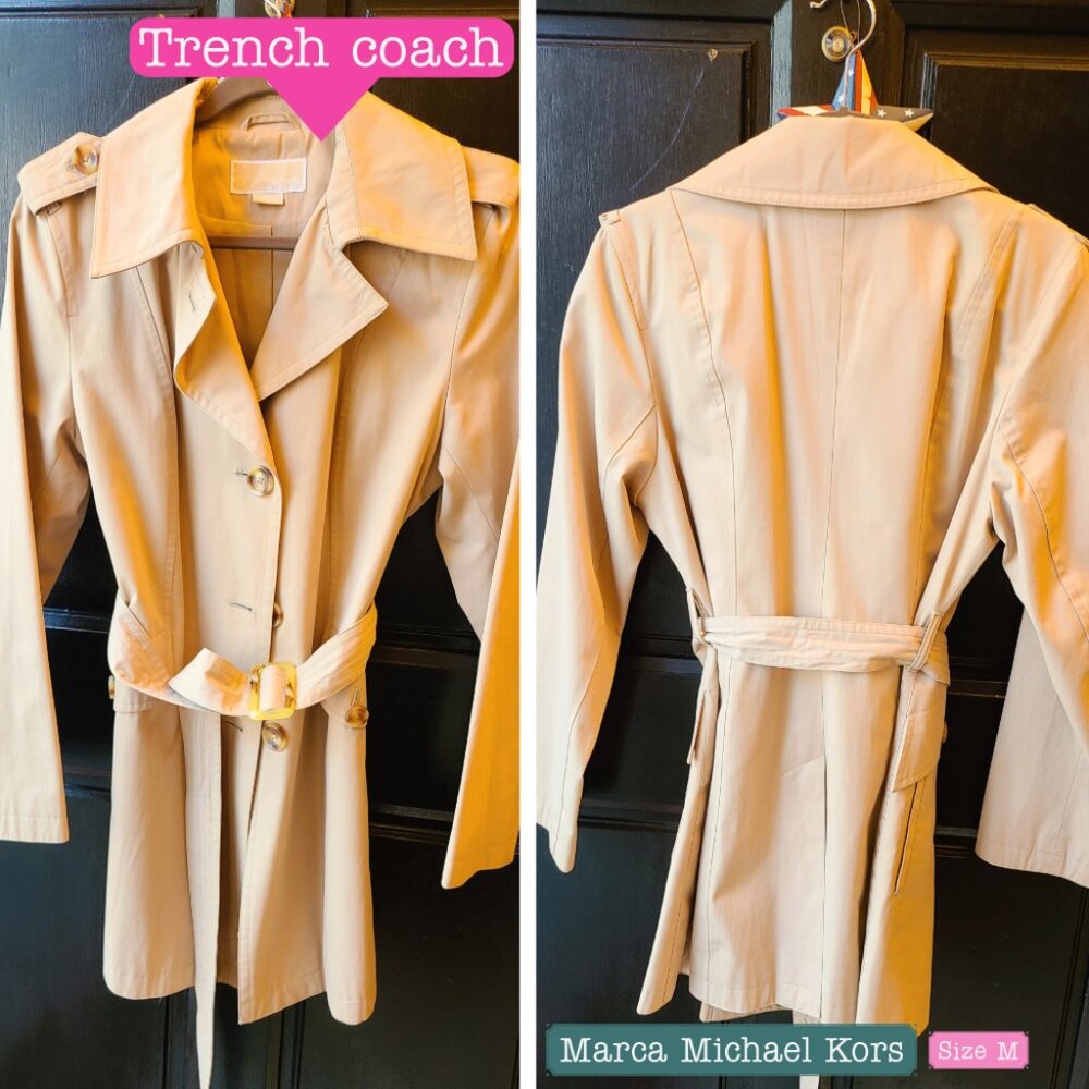 Michael Kors Trench Coat - Size M - Khaki - Loved before
